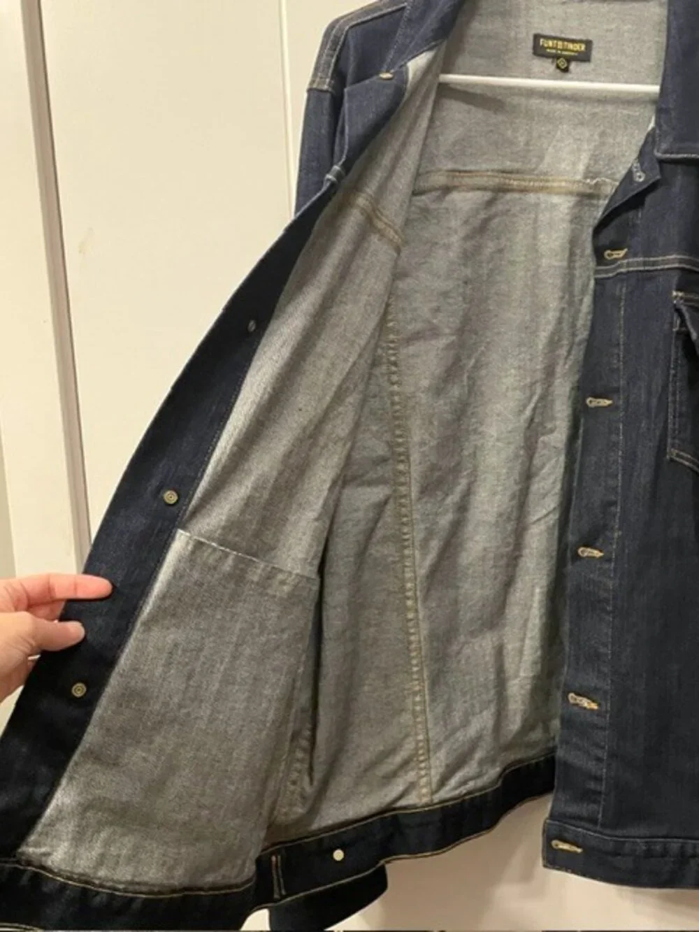 Men's Flint and Tinder Stretch Denim Trucker Jacket Size 2X